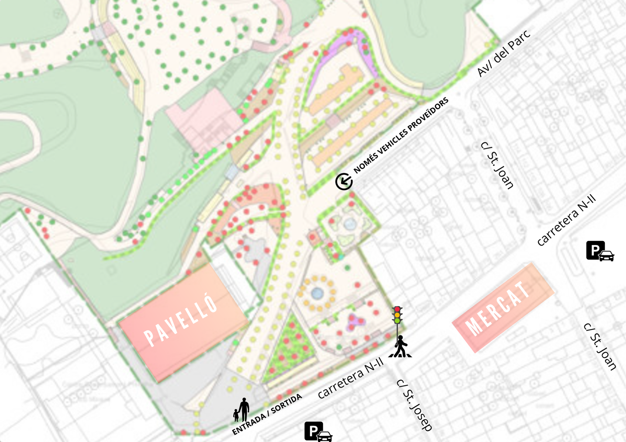 Instrucciones de Acceso al Parc Dalmau de Calella durante el CESA 2025